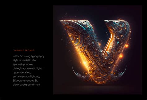 alphabet of AI-art on Behance