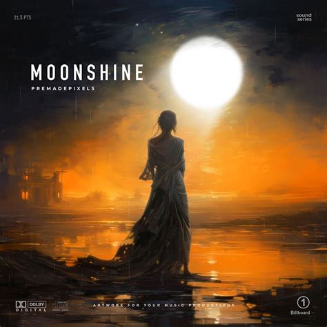 Moonshine Mixtape Cover - Photoshop PSD