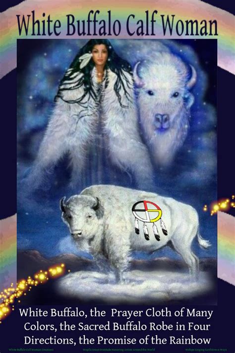 White Buffalo Calf Woman | White buffalo, Harley davidson artwork ...