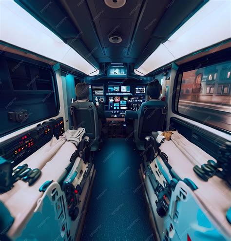 Premium AI Image | Design Interior View of an Ambulance