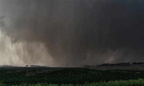 A Violent, Rain-wrapped Wedge Tornado Rips Up Farmland In Rural Kansas Digital Art by Jason ...