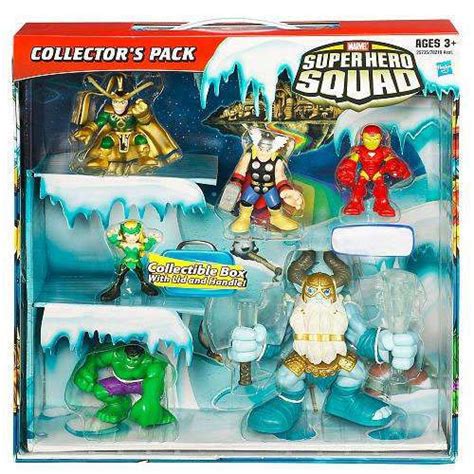 Marvel Super Hero Squad Collectors Pack Exclusive Action Figure 6-Pack ...