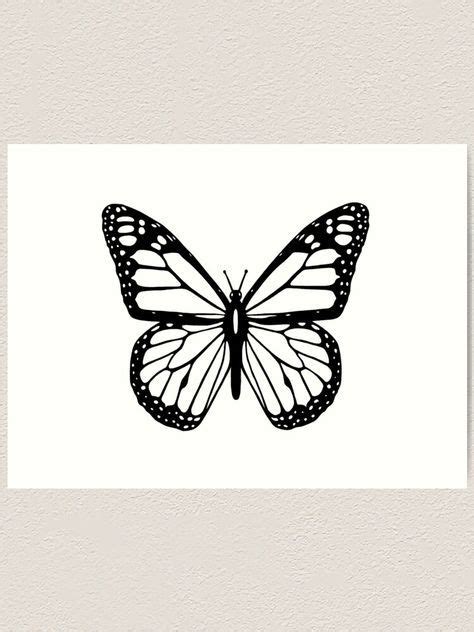 black and Butterfly Black and White Butterfly . Butterfly Tattoos On Arm Monarch Butterfly ...