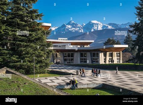 France, Isere, Saint-Martin-d'Heres, the campus of Grenoble Alpes ...