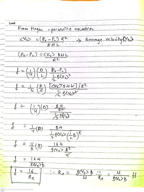 [Solved] Starting with the Hagen-Poiseuille Equation, prove that for an ...