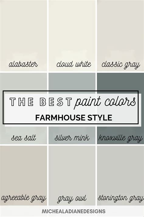 Farmhouse Interior Color - Ewnor Home Design