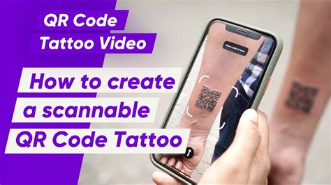 QR Code Tattoo: Easy 4-step Tattoo Tutorial - YouTube