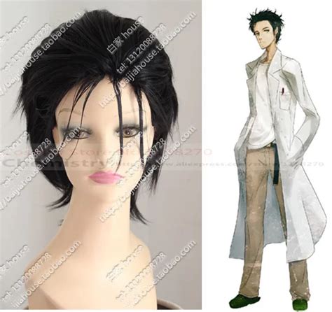 Steins Gate Rintaro Okabe Rintarou Okabe Cosplay hairwear with cap-in Boys Costume Accessories ...