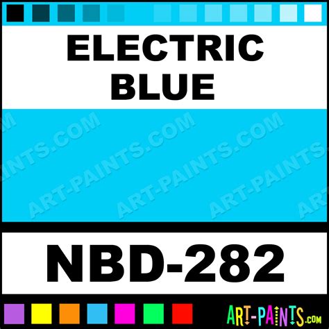 Electric Blue Media Body Art Body Face Paints - NBD-282 - Electric Blue ...