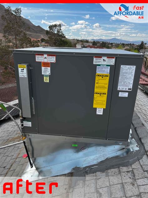 5 Ton Gas 14 SEER Rheem Package Unit - Las Vegas AC Repair - Home Air ...