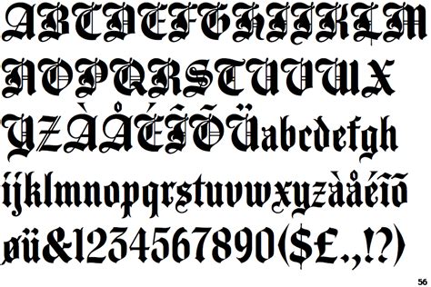 German Fonts – Telegraph