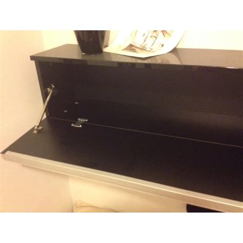 Ikea Long Black Wall Shelf - AptDeco