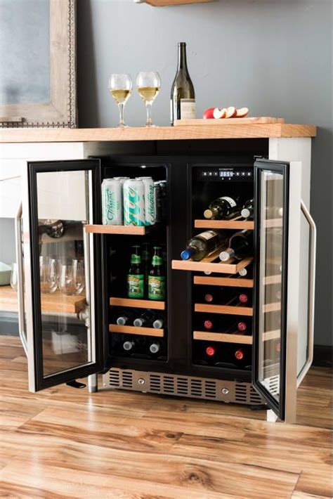 EdgeStar CWB1760FD Stainless Steel 24 Inch Wide 17 Bottle Wine and 53 ...