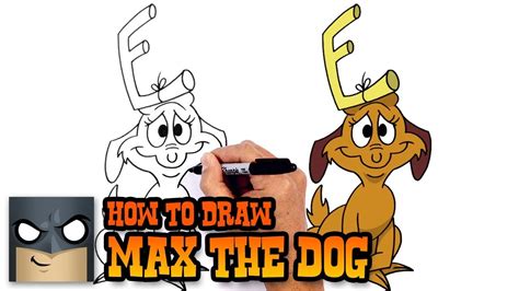 How to Draw Max- How the Grinch Stole Christmas | Grinch drawing, Max ...