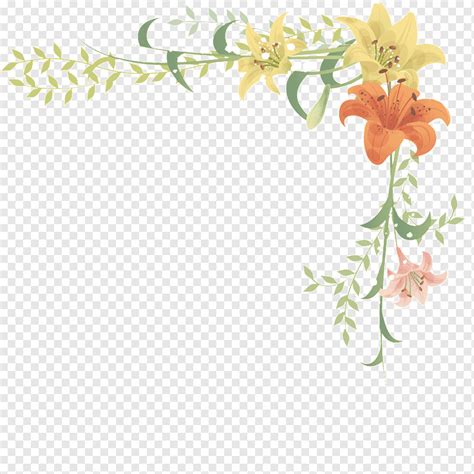 Grafikdesign mit Blumenmuster, ppt 边框, Kunst, Ast, Computer-Icons png | PNGWing