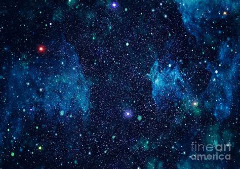 Starry Outer Space Background Texture Digital Art by Zakharchuk | Pixels