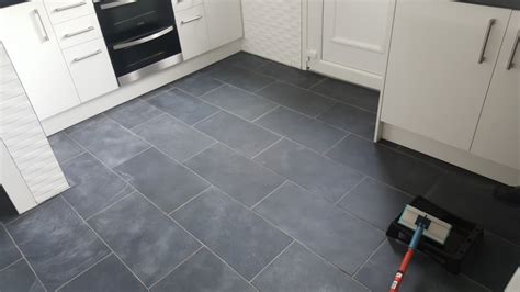 Putting the Colour back Into a Dull Slate Tiled Kitchen Floor - Stone Cleaning and Polishing ...