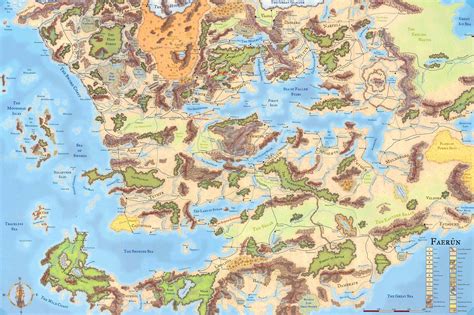 Faerun | Mapa de fantasía, Criaturas fantásticas, Reinos olvidados