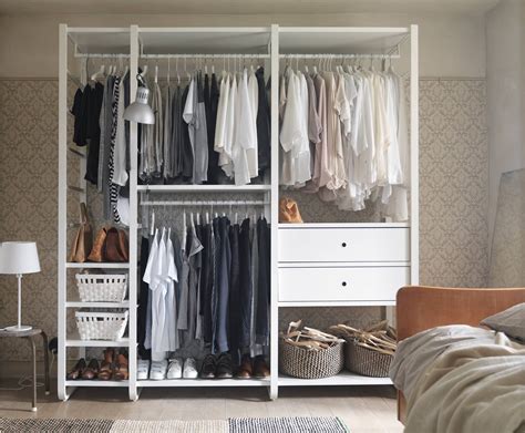 30 Photos Double Rail Wardrobes Ikea