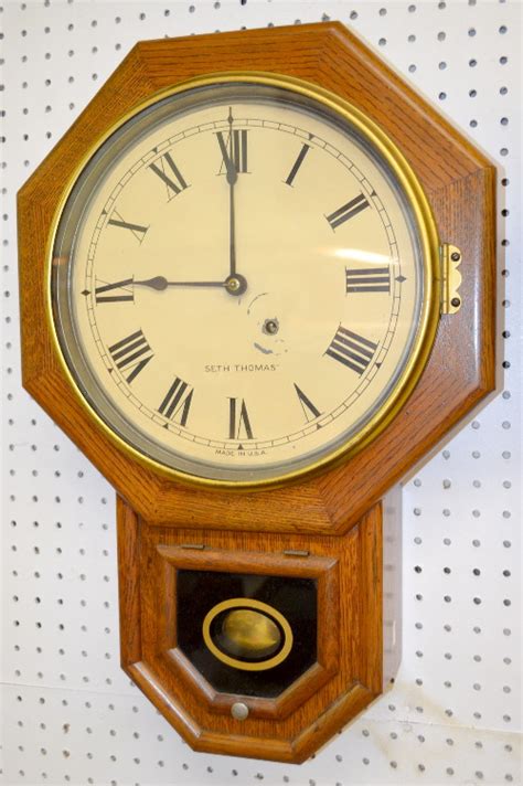 Antique Seth Thomas 12″ Octagon Wall Clock Price Guide