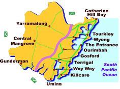 Central Coast Nsw Map - Go-images Web