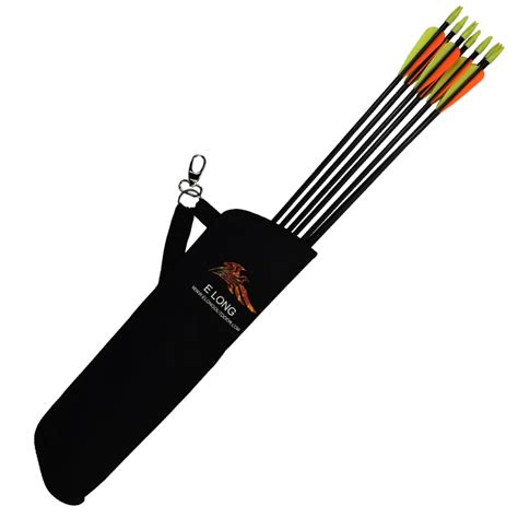 12Pcs Fiberglass Arrow Youth Shooting Practice + 1Pc Black Quiver ...