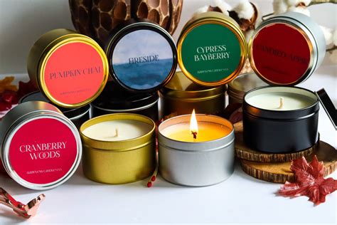 Wholesale 8 oz. Soy Candles Tins. Bulk Soy Candles. Candles | Etsy