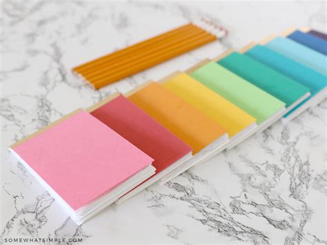 How to Make a Notepad - from Somewhat Simple .com