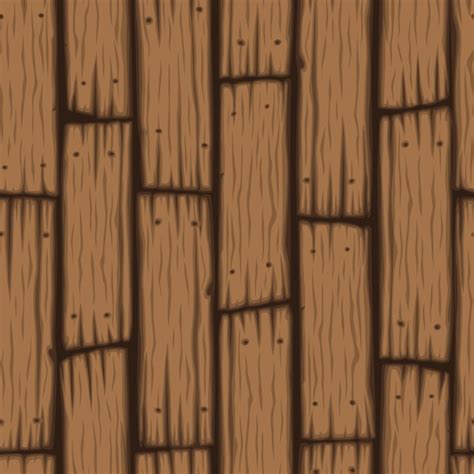 Cartoon style wooden slats Vector | Free Download