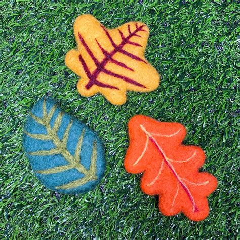 Fall Garland Felt Leaf Garland Fall Leaf Garland Autumn - Etsy