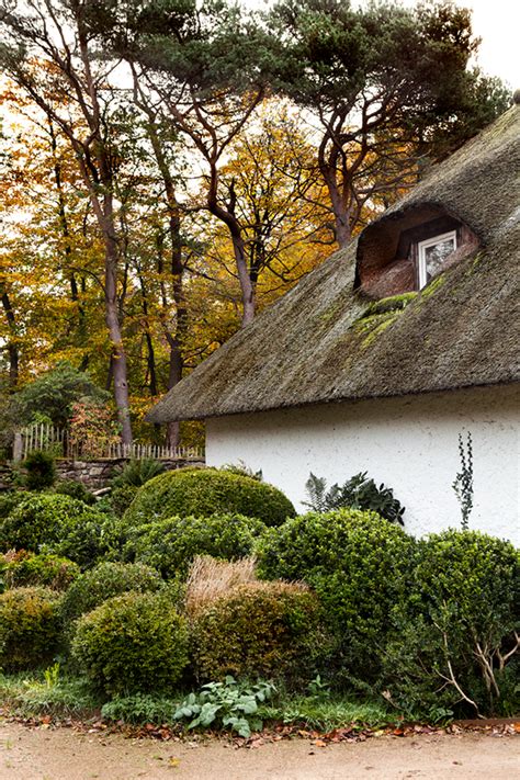 country house in autumn on Behance