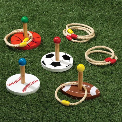 Sports Ring Toss Game - Wooden Ring Toss Game - Miles Kimball Backyard Playground, Backyard ...