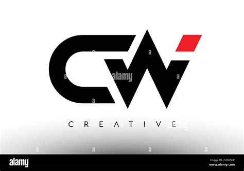 CW Creative Modern Letter Logo Design. CW Icon Letters Logo Vector ...