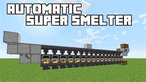 Automatic Super Smelter - Minecraft 1.15/1.16 Tutorial (Java Edition) - YouTube