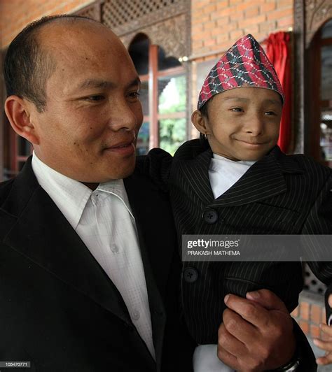 Nepalese teenager Khagendra Thapa Magar arrives at a press conference... News Photo - Getty Images