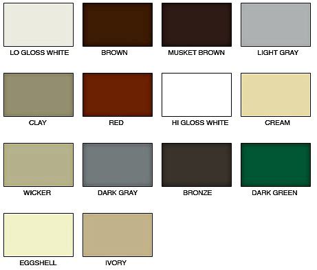 Rain Gutter Colors Vermont & New Hampshire - By Willey's Seamless Gutters