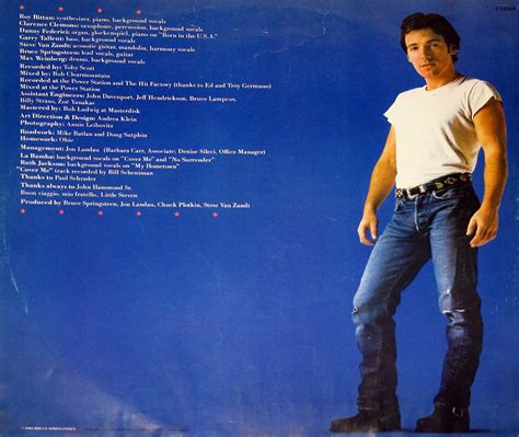 BRUCE SPRINGSTEEN Born in the USA Patriotic Republicans Album Cover ...