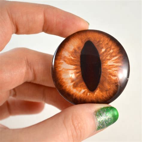 Amber Cat Glass Eyes – Handmade Glass Eyes