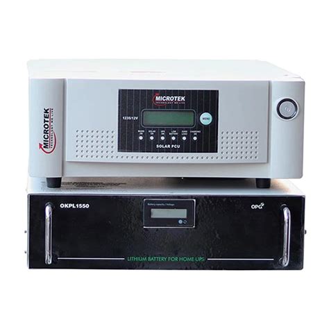 1 kVA inverter with 1 kWh Lithium battery for 4-5 hours power back up ...