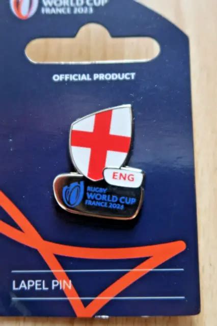RUGBY WORLD CUP France 2023 England Flag Pin Badge $16.22 - PicClick