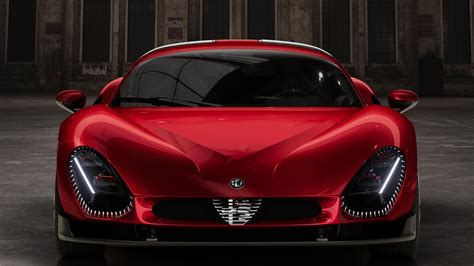 Download wallpaper front view, Alfa Romeo 33 Stradale, 33 Road, Alfa ...