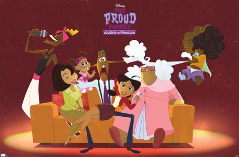 Disney The Proud Family Louder and Prouder - Family Wall Poster, 14.725" x 22.375" - Walmart.com