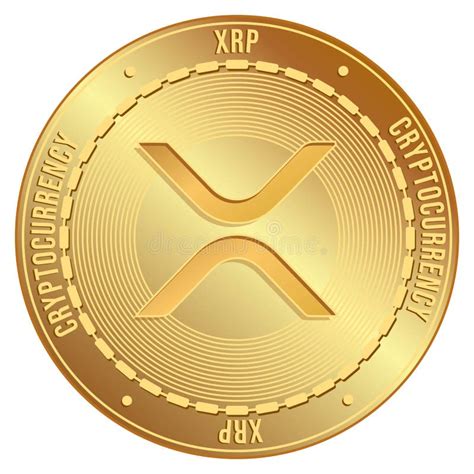 Isolated XRP coin icon editorial image. Illustration of currency ...