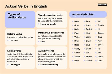 Action Verbs | Promova Grammar