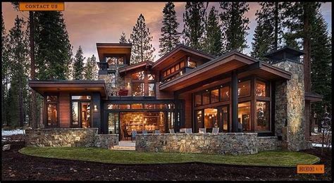 Pin by E R on Private Dream Home | Modern mountain, Modern mountain home, House styles