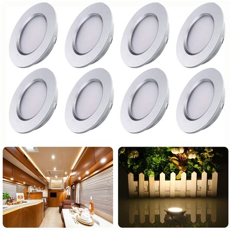 Buy B-right LED RV Lights Interior 12V Recessed LED Light Dimmable Camper Ceiling Lights ...