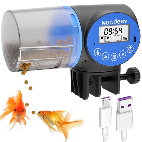 USB Charging Automatic Fish Feeder, Auto Fish Food Feeder Timer ...