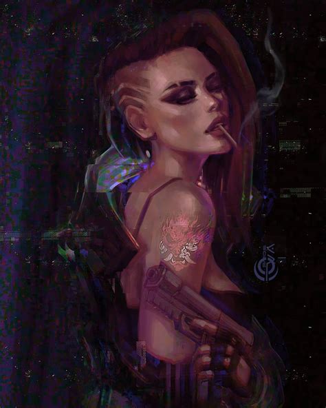 Cyberpunk 2077 (fan art) by EvaKosmos on DeviantArt