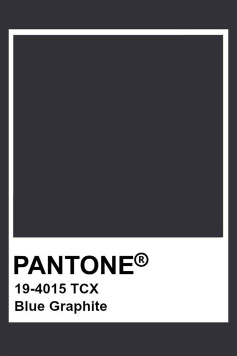 Pantone Blue Graphite | Pantone colour palettes, Pantone palette ...