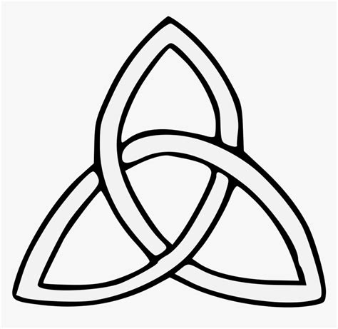 Celtic Knot Triquetra Symbol Clip Art - Holy Trinity Symbol Png, Transparent Png , Transparent ...